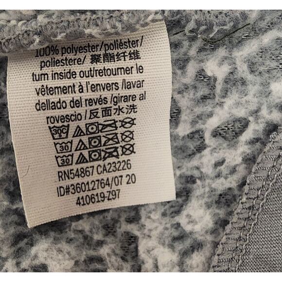 Victoria's Secret Fleece Gray Open Hooded Jacket Size 0/S - Picture 6 of 8